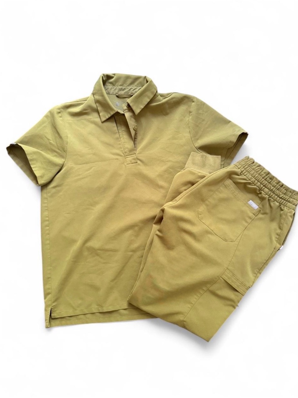 FIGS SET size Small in both Polo Shirt and Pants.